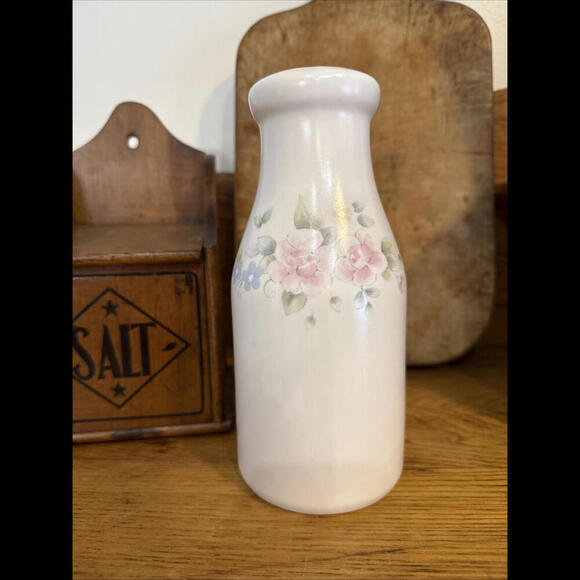Pfaltzgraff Other - VTG Pfaltzgraff Tea Rose Milk Jug Jar Vase Stoneware Cottagecore Farm Sh…